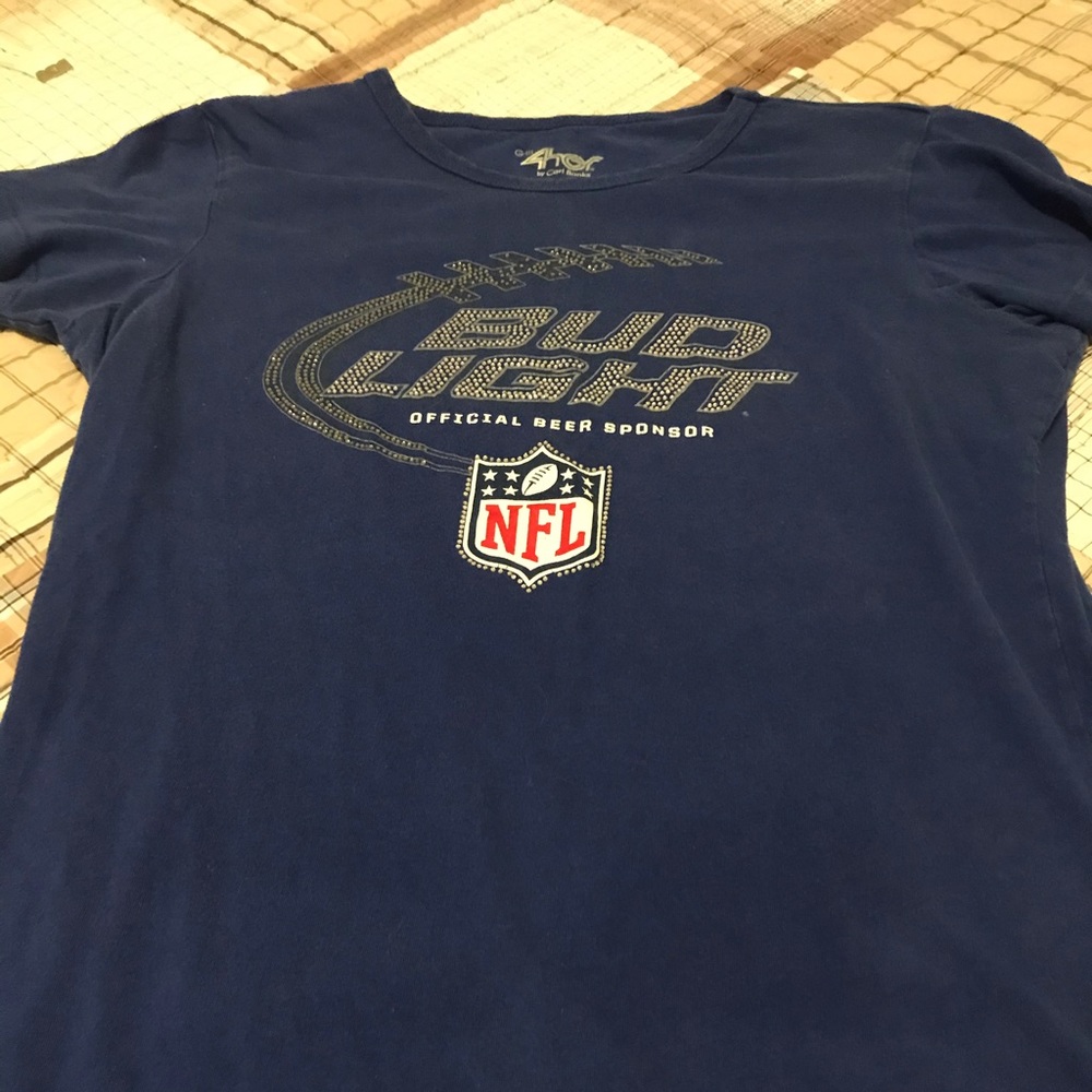 Women’s budlight NFL shirt